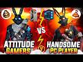 V Badge Youtuber @AttitudeGamers 📲 Vs Handsome FF 🖥 😱 || 1 Vs 1 Battle Of Headshot 🤯⚙️