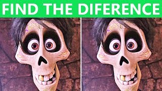 Only Real Genius Can FIND THE DIFFERENCE! | Coco Movie Puzzle #2