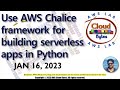 AWS Chalice for building serverless apps in Python