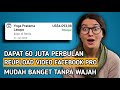 DAPAT 60 JUTA PERBULAN BRO‼️ TINGGAL REUPLOAD VIDEO DI FACEBOOK PRO TANPA WAJAH - COCOK UNTUK PEMULA