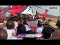 minister ktr reaches karimnagar in helicopter v6 news