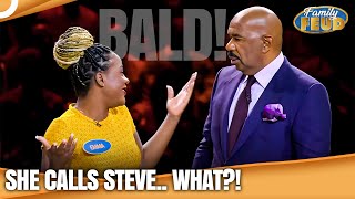 Emma's Shocking Answer Baffles Steve! | Family Feud | Fast Money