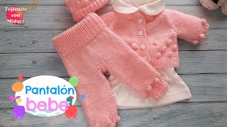 Basic Baby Pants knitted with two needles