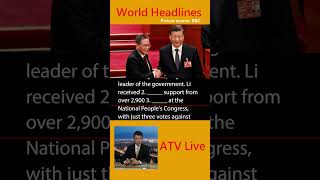 032 Quiz 李強總理，好 China chooses Premier ally of Xi Jinping, Li Qiang #shorts #toeic #learnenglish