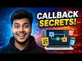 Callback Functions in JavaScript | Complete Tutorial in Hindi