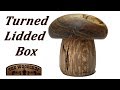 Woodturning Turned Lidded Box / Mobile Shop Road Trip To Mt Saint Helens