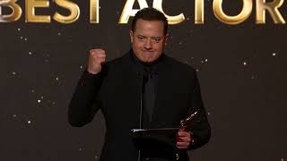 Brendan Fraser Best Actor Acceptance Speech | 2023 HCA Film Awards