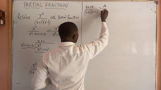 How to resolve improper fraction to partial fractions