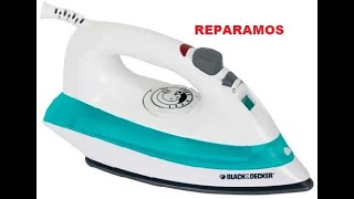 COMO REPAR UNA PLANCHA MARCA BLACK+DECKER 🛠🛠🛠🛠((2023))