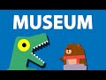 MUSEUM! | Dinosaurs, Rockets, Mummies and More | Wormhole English - Songs for Kids