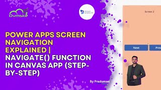 Power Apps Screen Navigation Explained | Navigate() Function in Canvas App (Step-by-Step)