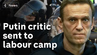 Russian opposition leader Navalny jailed for two years and eight months