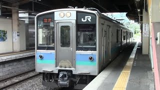 【中央本線】JR東日本　長野色E127系電車　ﾓﾄA9編成　塩尻駅到着