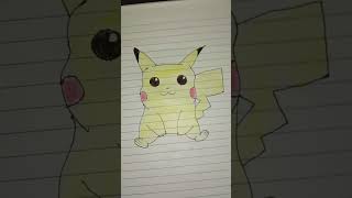 my drawing a pikachu from art for kids hub