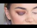 huda beauty empowered palette tutorial sparkle halo eye look