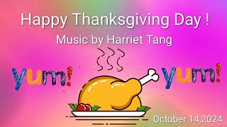 Hahaha ! Harriet has a Happy Thanksgiving Day.🥳💕🥳💕🥳💕