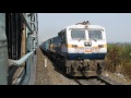 12051 goa jan shatabdi express crossing 50106 sindhudurg passanger konkan railways