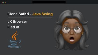 Clone Safari - Java Swing (JXBrowser)
