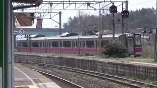 羽越本線 吹浦駅 普通列車の発着 5月3日