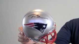 Tom Brady Autographed Mini Helmet