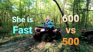 2020 CFMOTO CFORCE 600 vs 500 | GoPro Hero 8 Comparison