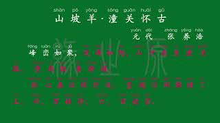 116 九年级下册 山坡羊·潼关怀古 元代 张养浩 解释译文 无障碍阅读 拼音跟读 初中背诵 古诗 唐诗宋词 唐诗三百首 宋词三百首 文言文 古文