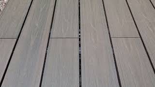 Composite Decking | composite deck | newtechwood ultrashield walmut customer installation