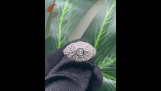 Sheetal Impex: R03031 0.50Tcw Round Natural Diamonds Studded Platinum Fancy Diamond Ring