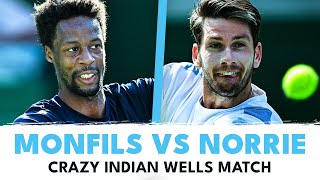 CRAZY Gael Monfils vs Cameron Norrie Match | Indian Wells 2024 Highlights