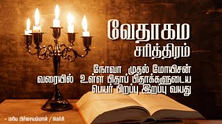 History of Bible in Tamil 34 | நோவா  முதல் மோயிசன் வரையில்  உள்ள  பெயர் பிறப்பு இறப்பு வயது