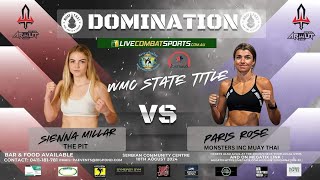 Sienna Millar Vs Paris Rose - Domination Muay Thai 30