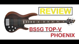 Review/Teste do Baixo BS-5 TOP-V da PHX