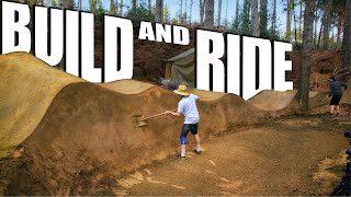 Backyard trail building - double & triple roller!