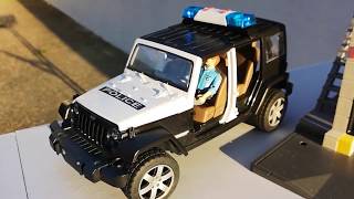 경찰차를 도와주세요! 자동차 장난감 조립놀이 Police Car Toy Assembly jeep ASRM POLICE CARS play new toys go to school