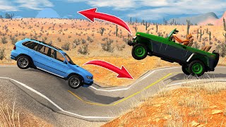 Cars vs Potholes on American Roads - BeamNG Drive - ⭐️⭐️⭐️ EPIC Compilation