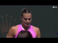 emma navarro vs. aryna sabalenka 2024 indian wells round of 16 wta match highlights