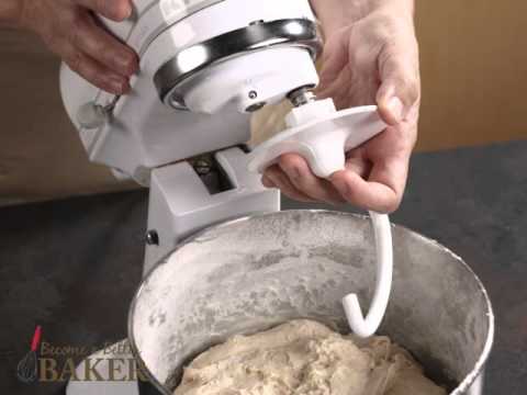 Kneading With A Dough Hook Youtube