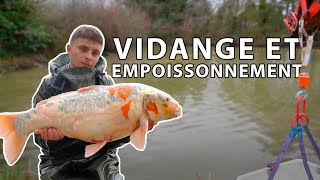 Lodgingcarp Étang du Grand Cerf - Vidange et empoissonnement de l'étang