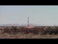 Rocket launch recorded by Purdue SPEAR (rocket by Armadillo Aerospace)