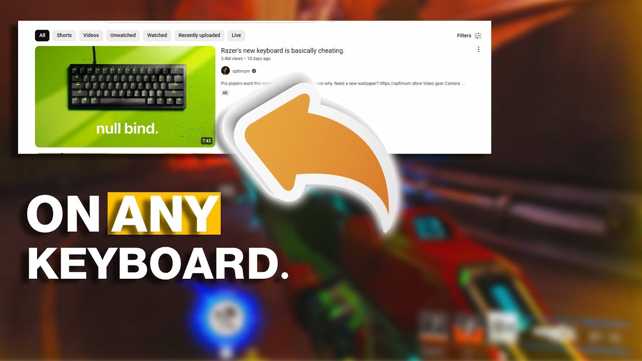 Snaptap On Any Keyboard Youtube