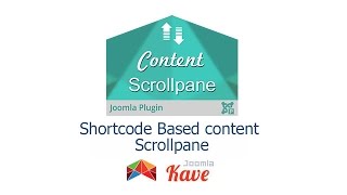 Shortcode based Content Scrollpane for Joomla