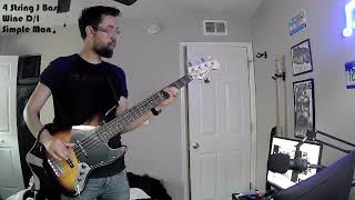 Bass Covers - Fender J Bass - Simple Man - 5 String Affinity J