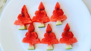 Fruit Garnish | Watermelon Cutting/ Watermelon Decoration Ideas / Watermelon Carving