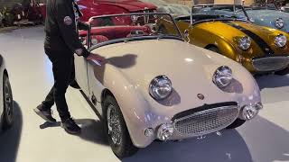 A tour of six of the best Austin Healey Bugeye Sprites in the world