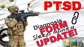 How To Link Sleep Apnea To Service Connected PTSD - DBQ FORM UPDATE!!