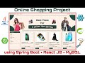 E-commerce Project Using Spring Boot   React Js   Mysql | Full Stack Web App Using Springboot, React