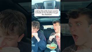 Eating like jelly bean sweets 😂#haha #funny #funnyprank #boyfriend #funnyvideo #omg #fypシ゚viral