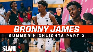 Bronny James is about to TAKEOVER LA! LeBron James Jr. Summer Highlights Part 2 👑