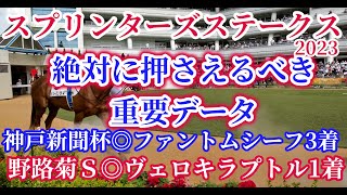 【スプリンターズステークス2023】馬券的中に必要なデータを一挙公開！過去のレース傾向から好走馬を探し出します！