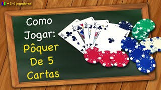 Como jogar Pôquer de 5 cartas